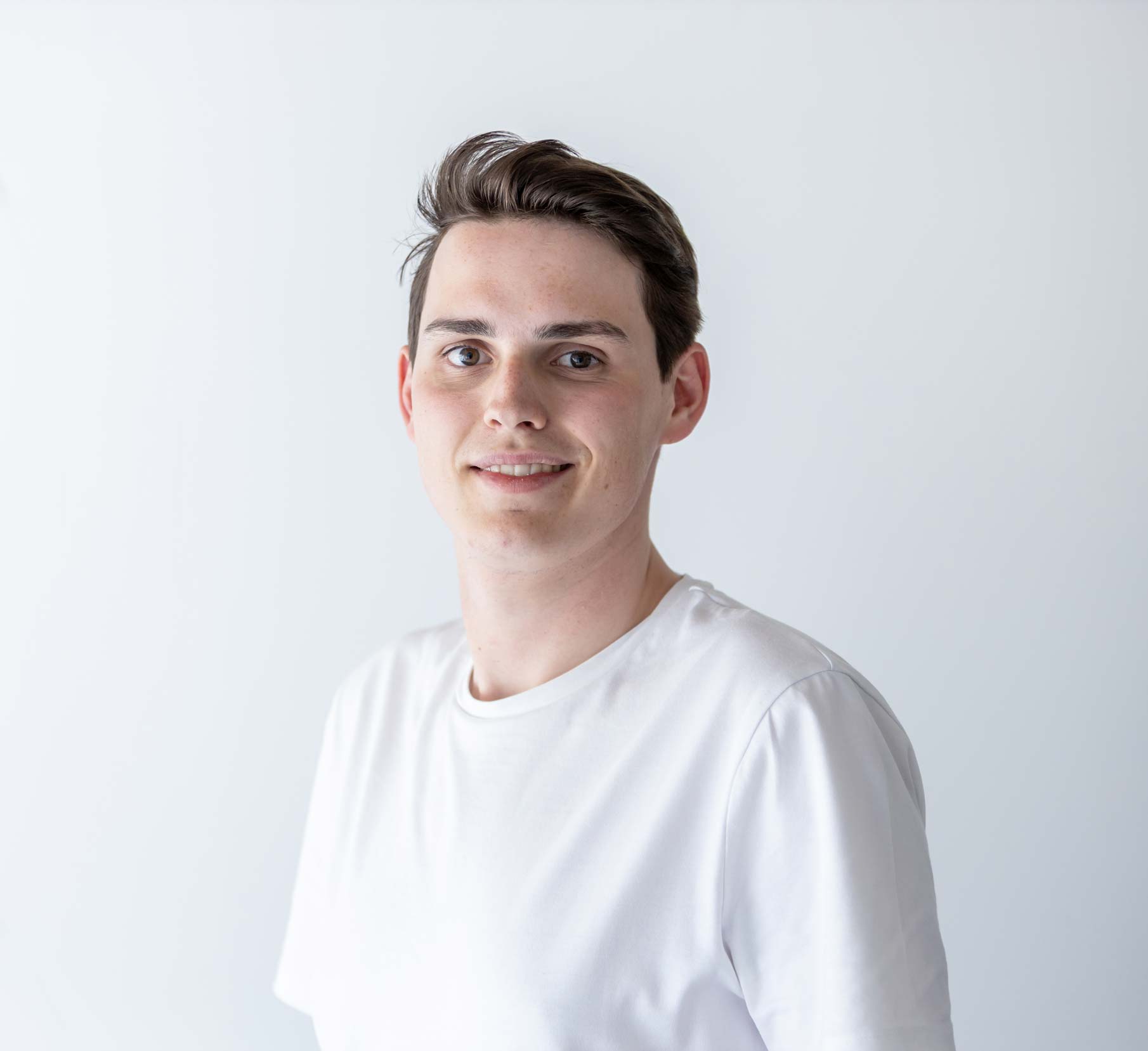 Portrait von Jonas Hechenbichler. Mitarbeiter beim Planungsbüro Lusser.